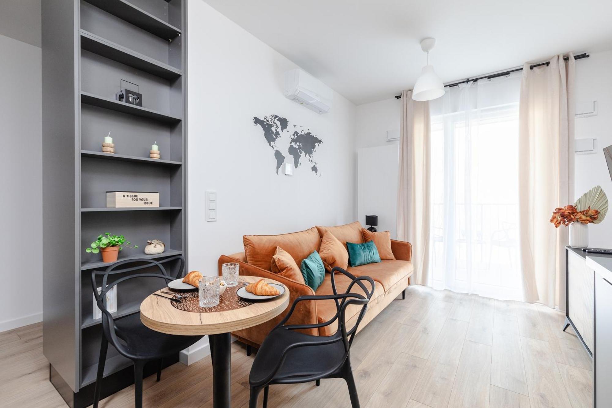 Апартаменти Superapart Nowy Sluzewiec, Next To Chopina Airport, Tor Sluzewiec, Aircondition Варшава